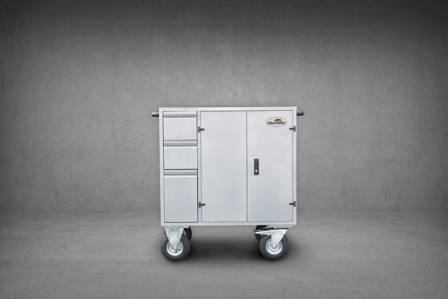 Armario de Concurso MIDI ECONOMY Acero/Aluminio/Acero Inox. Alfako