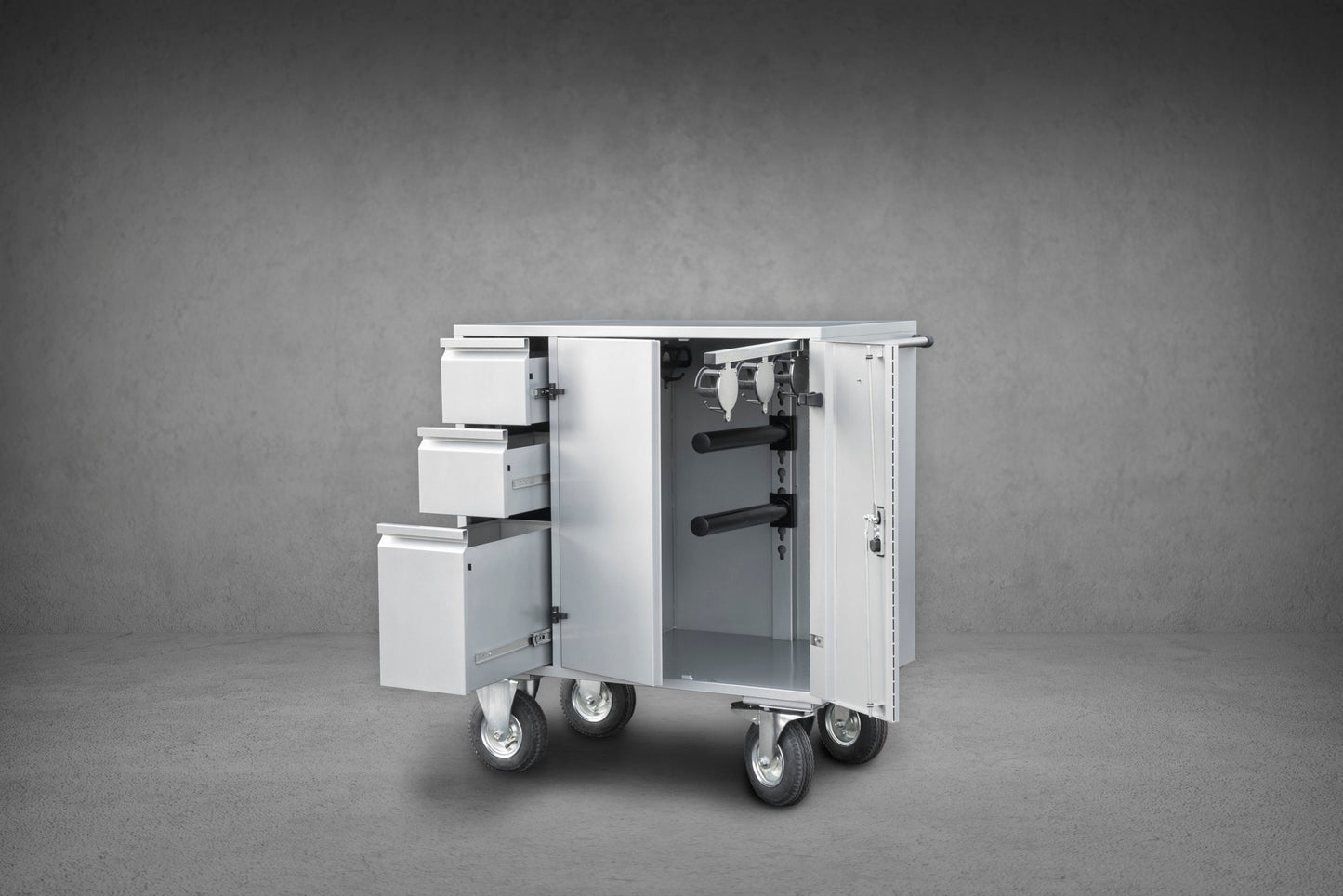 Armario de Concurso MIDI ECONOMY Acero/Aluminio/Acero Inox. Alfako