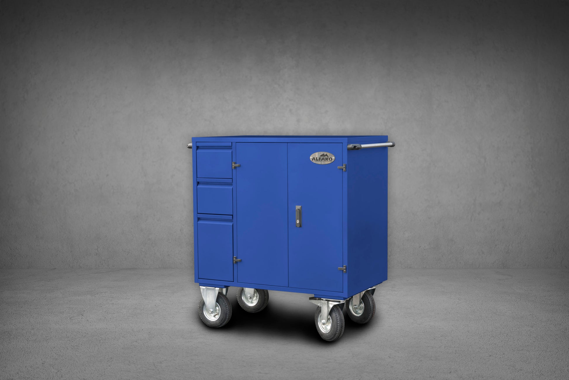Armario de Concurso MIDI ECONOMY Acero/Aluminio/Acero Inox. Alfako vista 2