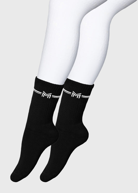 Calcetines Maximilian Equestrian 2-Pack Rise Sports (Black) para equitación - vista 2