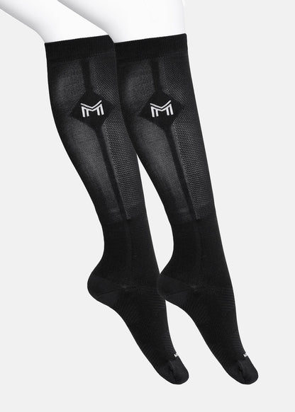 Producto ecuestre Maximilian Equestrian 2-Pack Neo Riding Socks (Black) vista principal