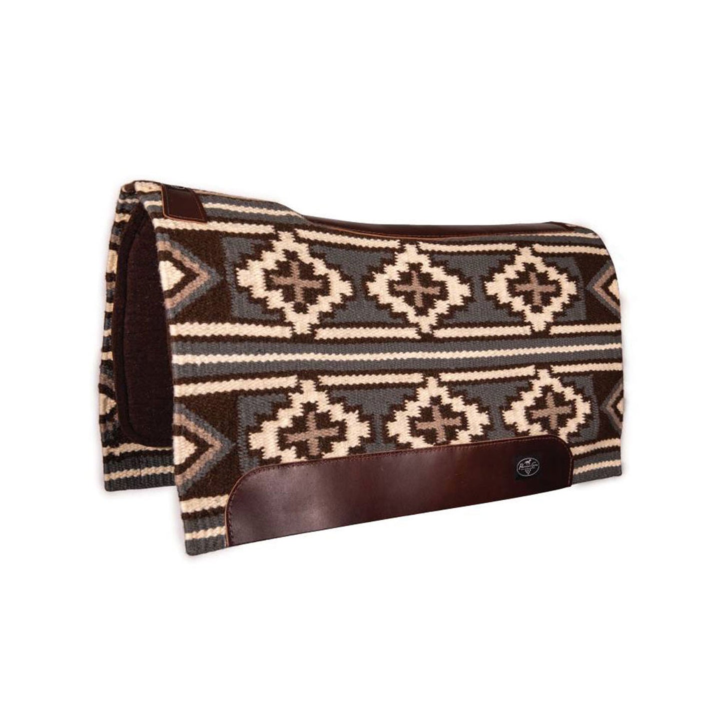 Sudadero western prensado al vapor con inserciones de cuero Professional's Choice - Charcoal/Chocolate