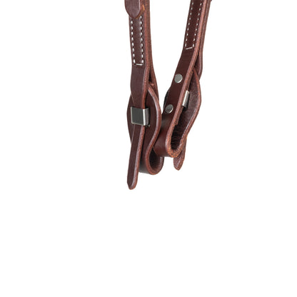 Testera ranch de una oreja 5/8'' quick change Professional's Choice - Marrón