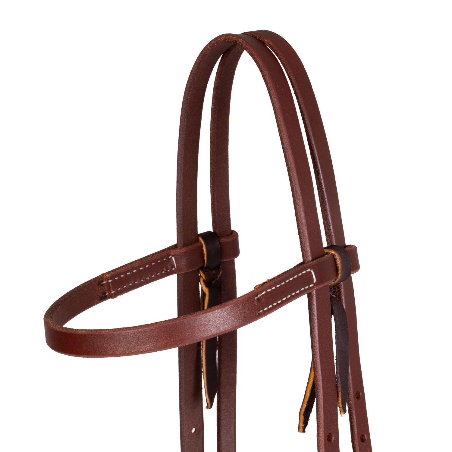 Cabecera de rancho con frontal acabado en cuero crudo 5/8" Professional's Choice - Oliato