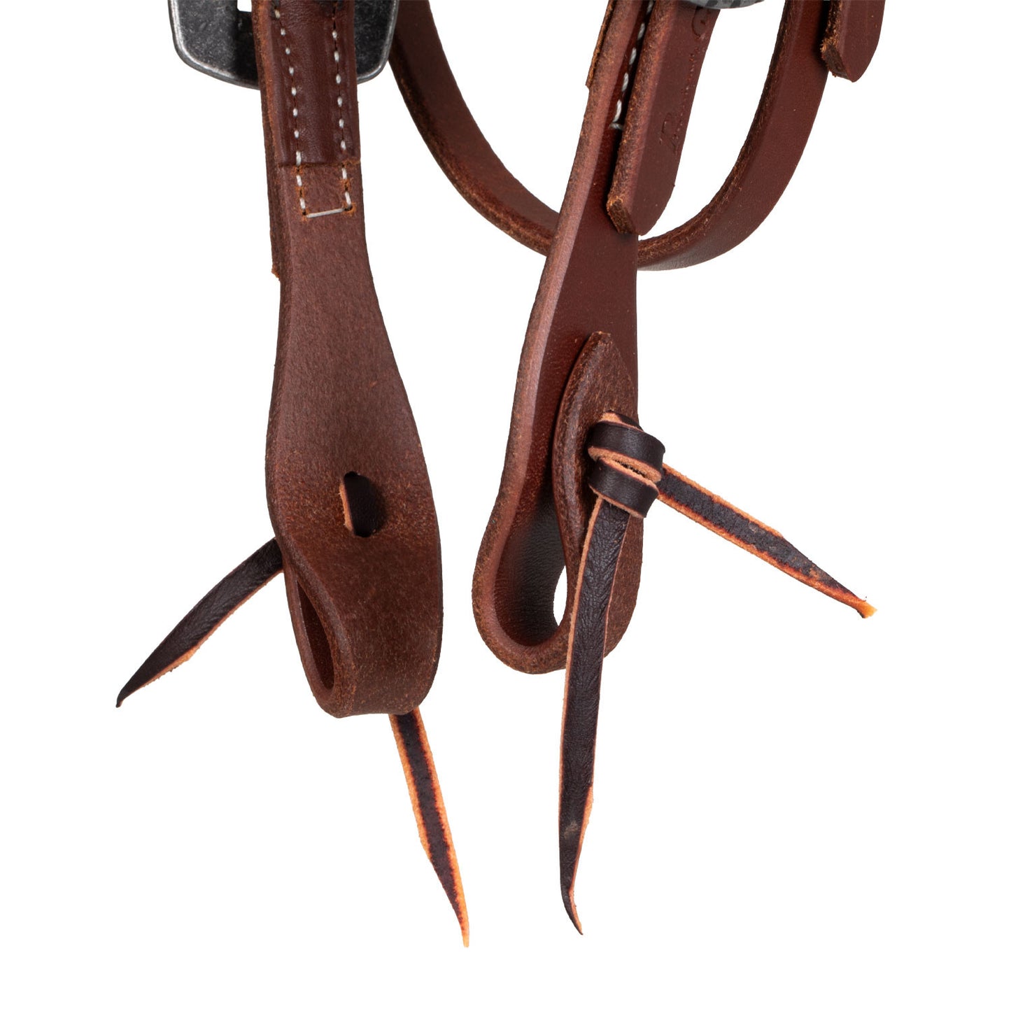 Cabecera de rancho con frontal acabado en cuero crudo 5/8" Professional's Choice - Oliato