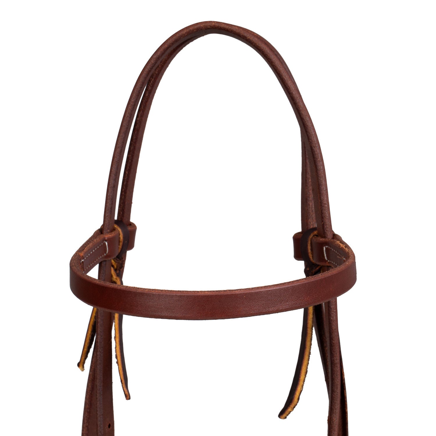 Cabecera de rancho con frontal acabado en cuero crudo 5/8" Professional's Choice - Oliato