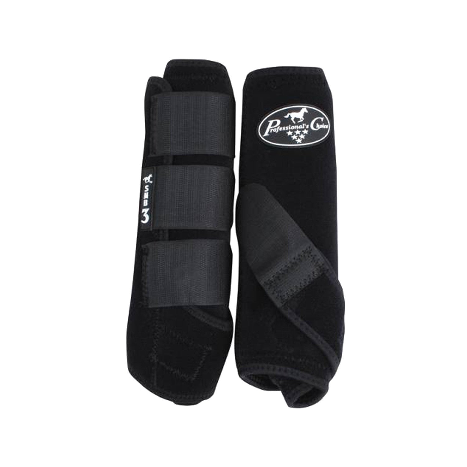 Combo 2x botas frescas de rodilla Professional's Choice - Negro