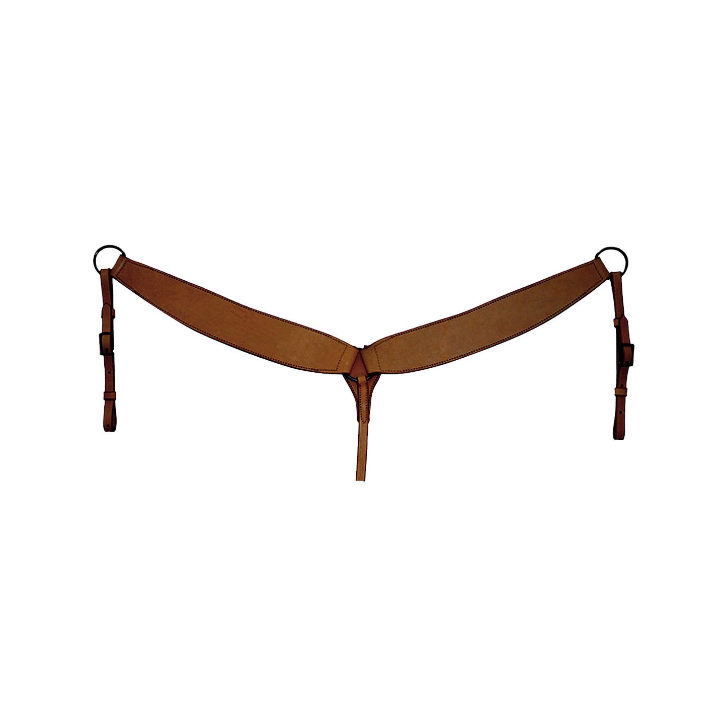Pechera de cuero liso Lakota - Marrón