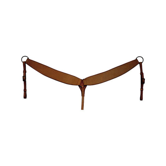 Pechera de cuero liso Lakota - Marrón