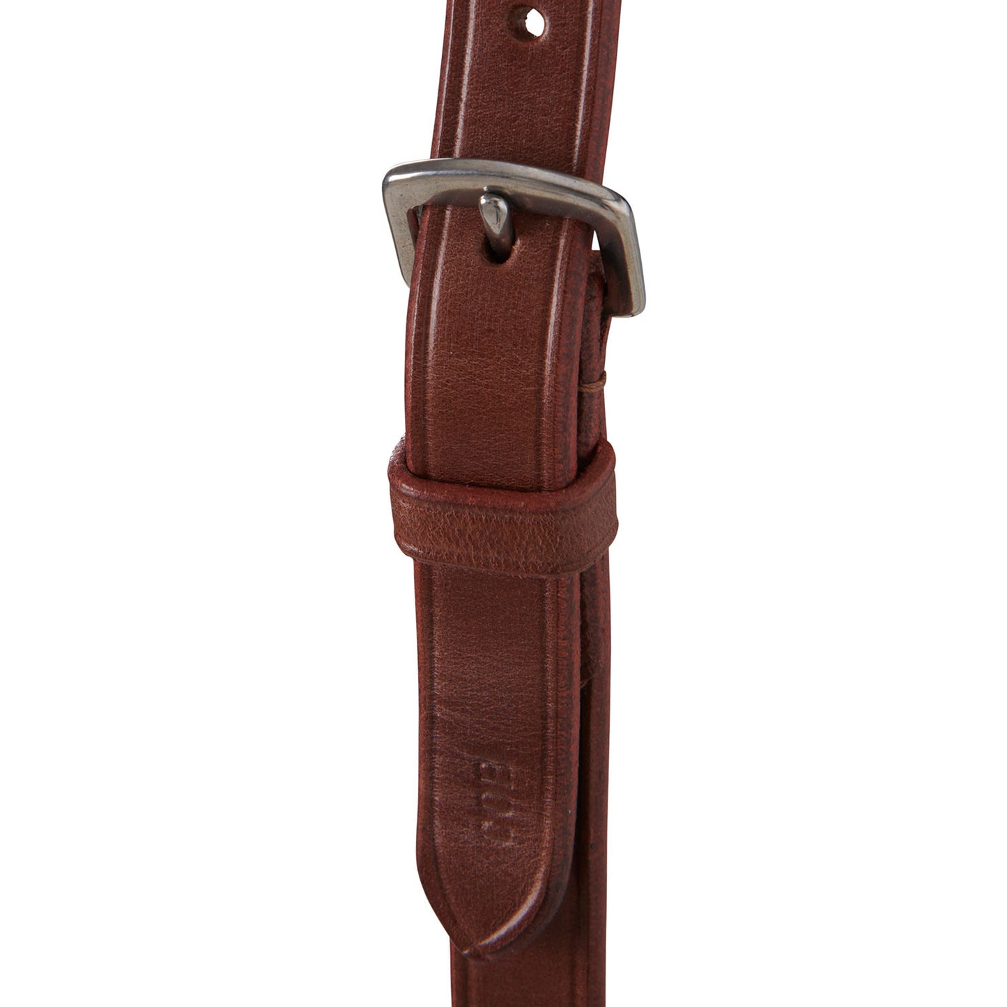 Martingala con collar de cuero hebillas ajustables Equestro - Coñac