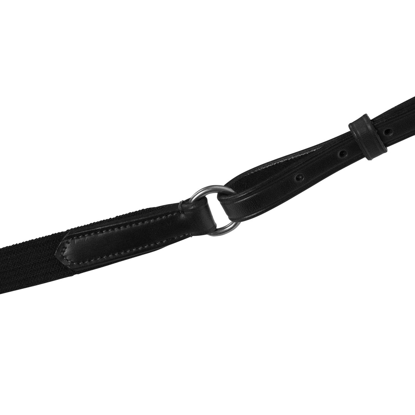 Pechera con horquilla en "y" de cuero Equestro - Negro