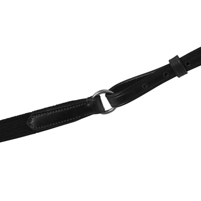 Pechera con horquilla en "y" de cuero Equestro - Negro