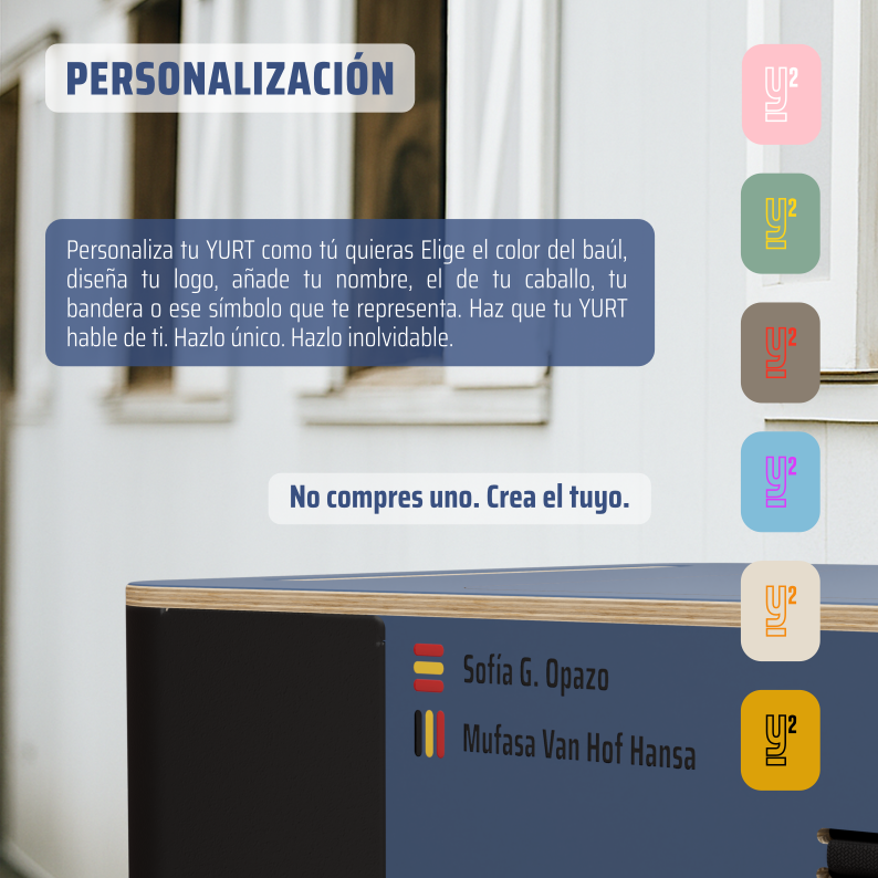 YURT Y2  Baúl Hípico de Competición - Diseño Personalizable
