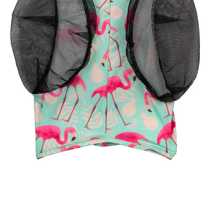 Máscara antimoscas con rejilla cubreorejas Pro-Tech - Flamingo