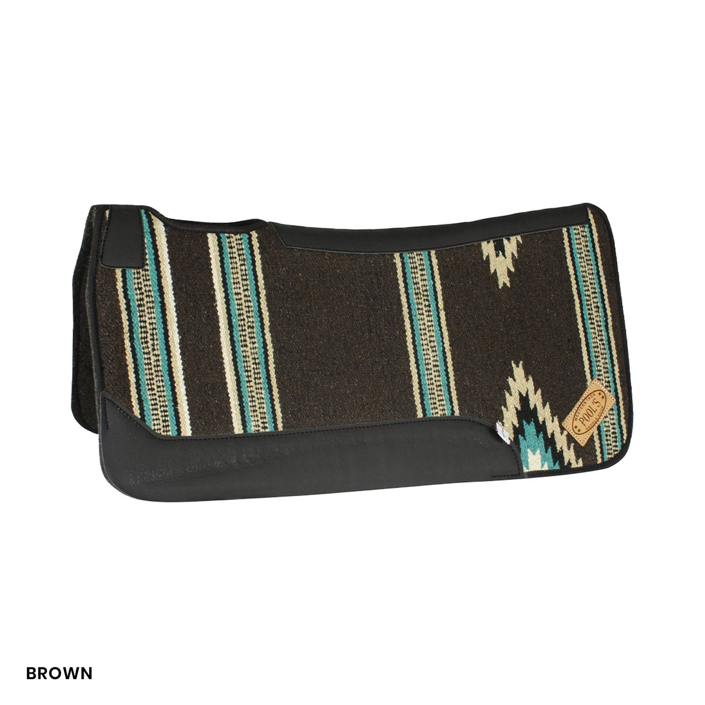 Mantilla Pool's Navayo interior de fieltro - Marrón
