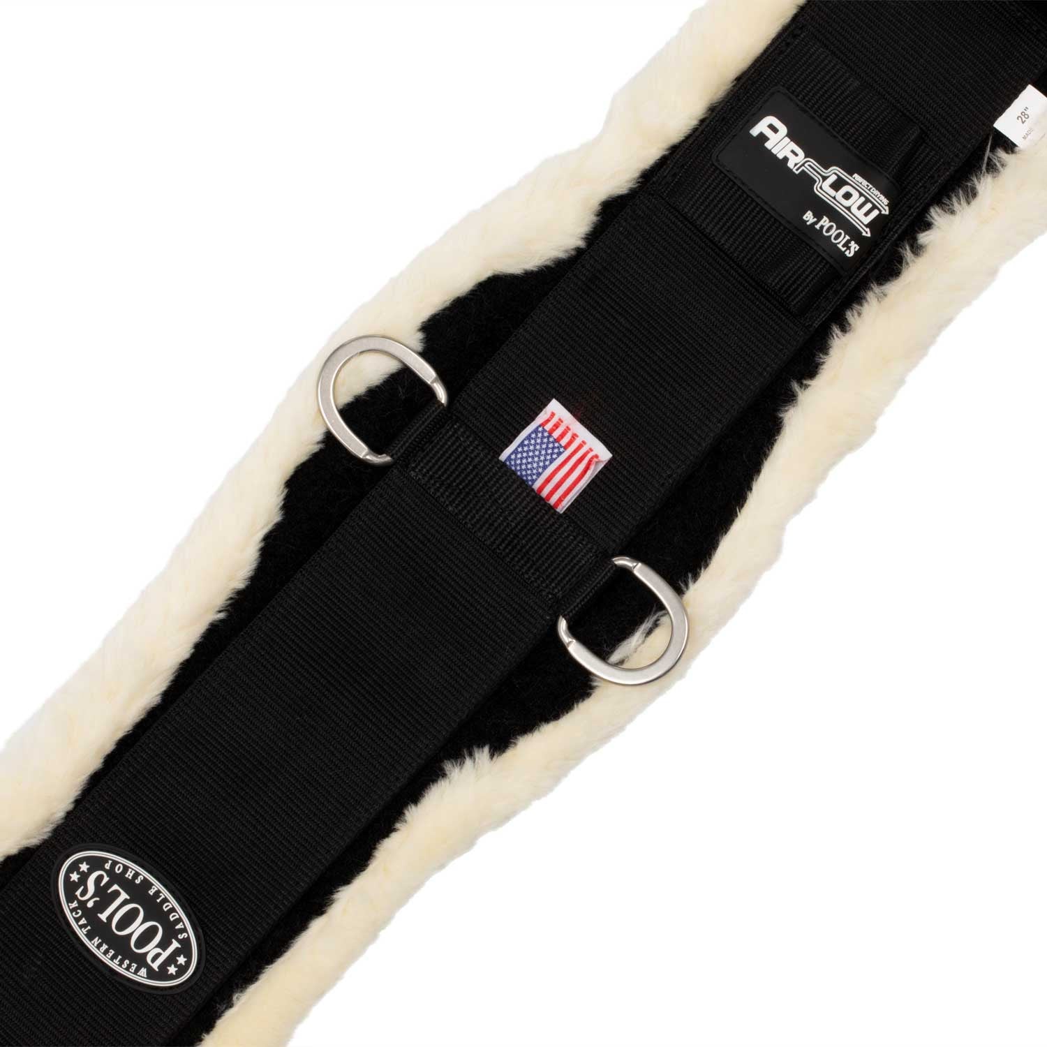 Cinch Western Airflow comfort con lana sintética Pool's - Negro