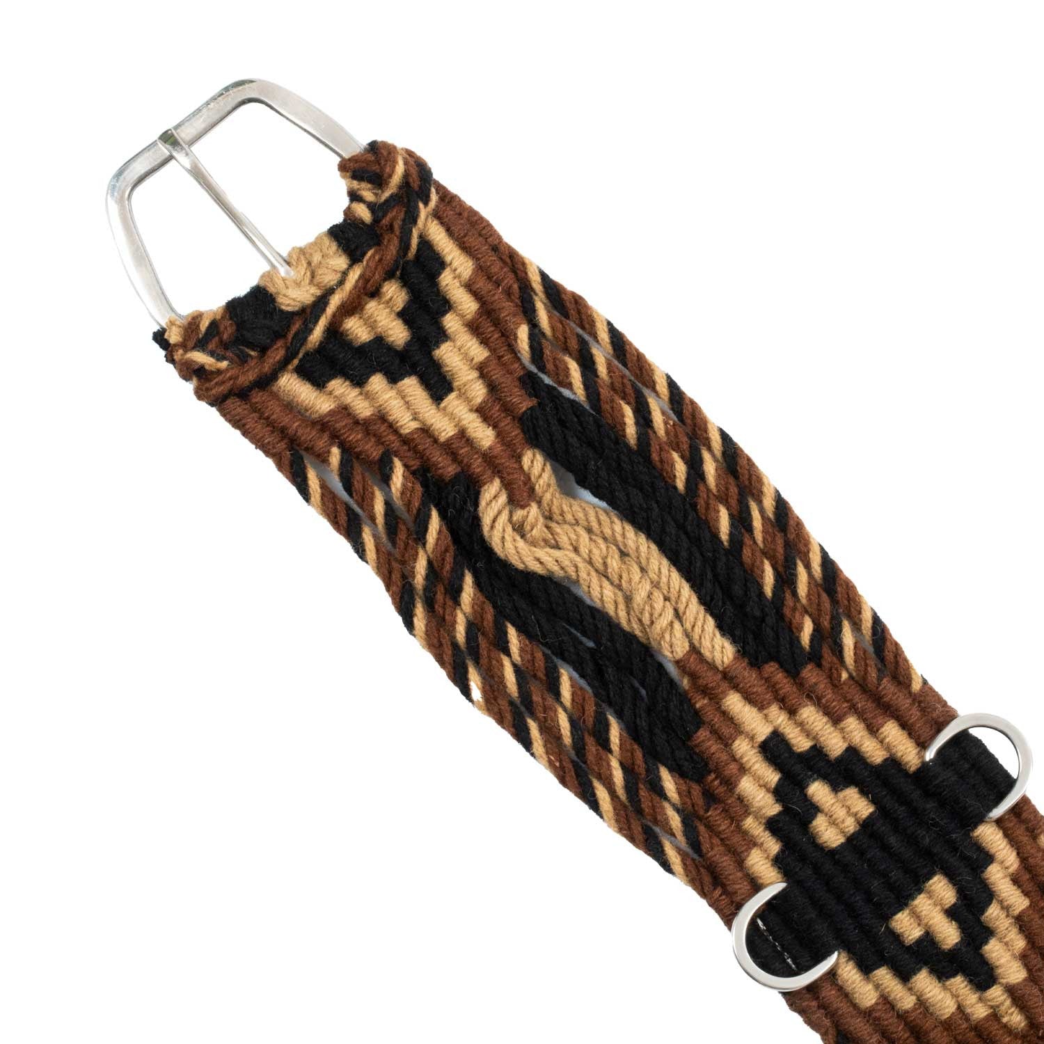 Cinch occidental de mohair con decoraciones de rombos Pool's