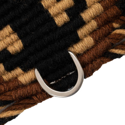 Cinch occidental de mohair con decoraciones de rombos Pool's