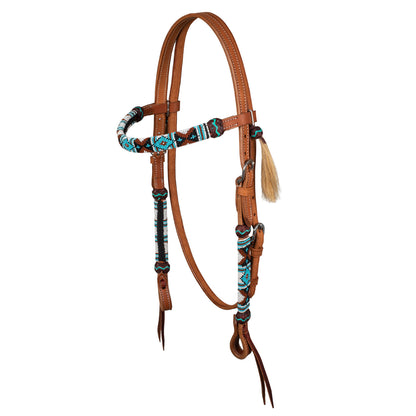 Cabezada western con perlas navajo Pool's