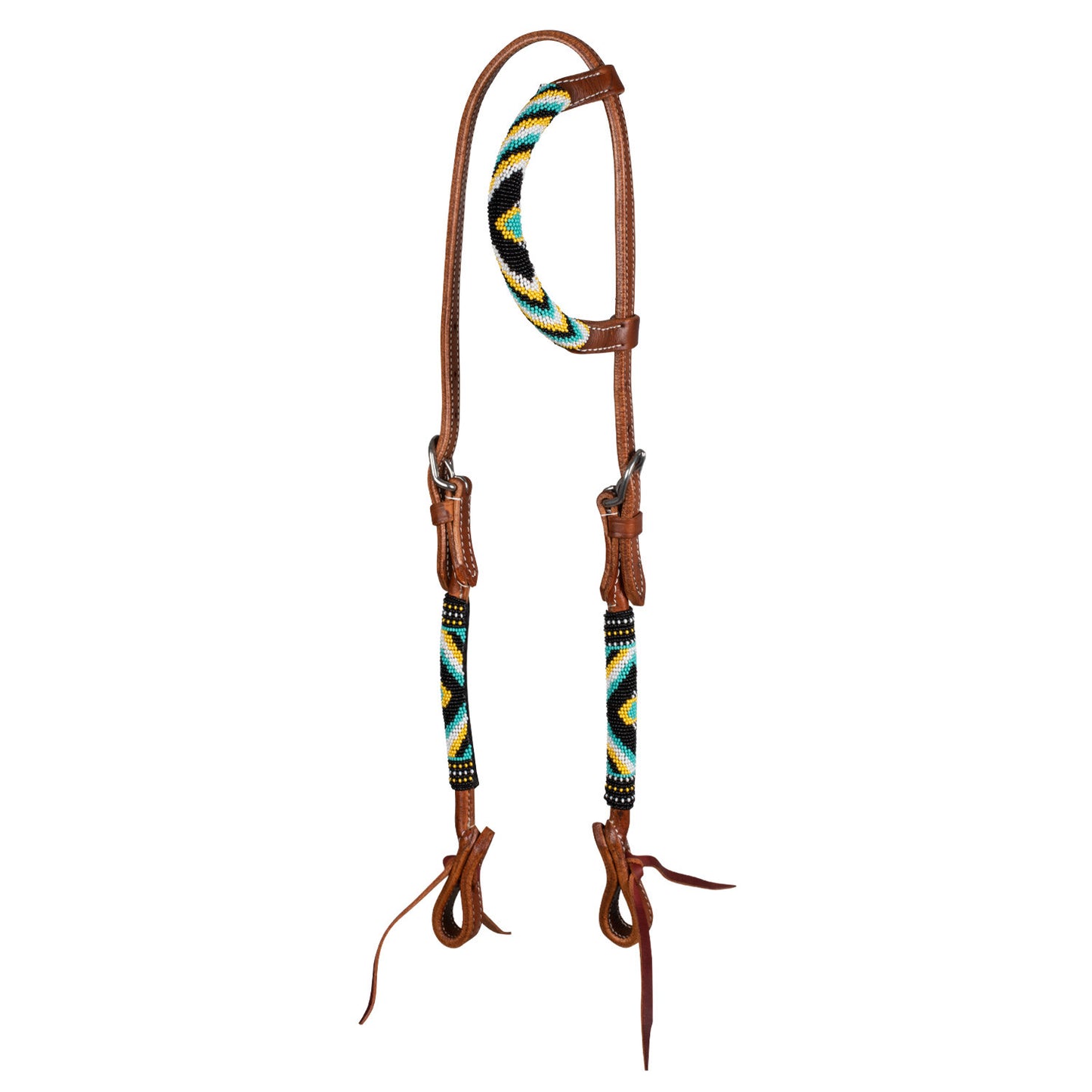 Cabezal western con decoraciones abstractas Pool's