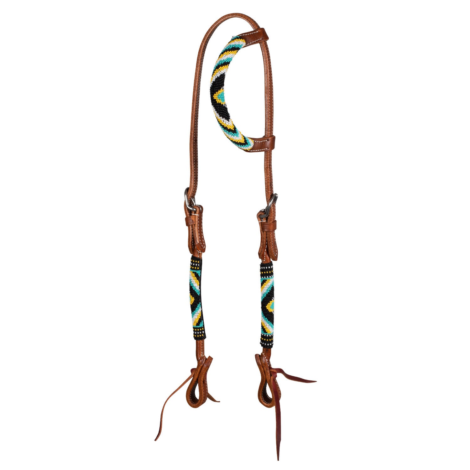 Cabezal western con decoraciones abstractas Pool's