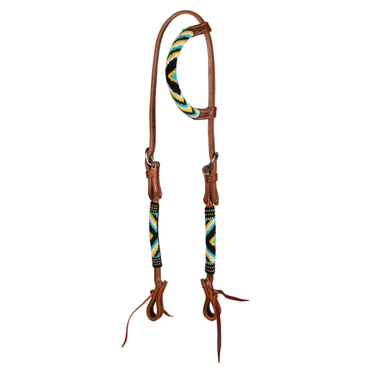 Cabezal western con decoraciones abstractas Pool's