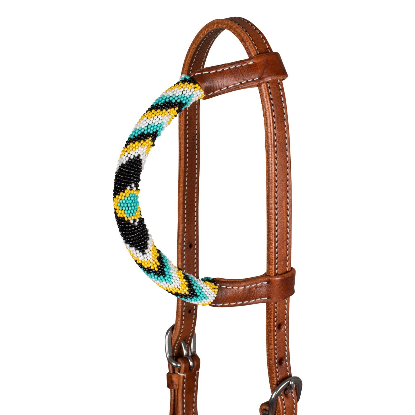 Cabezal western con decoraciones abstractas Pool's