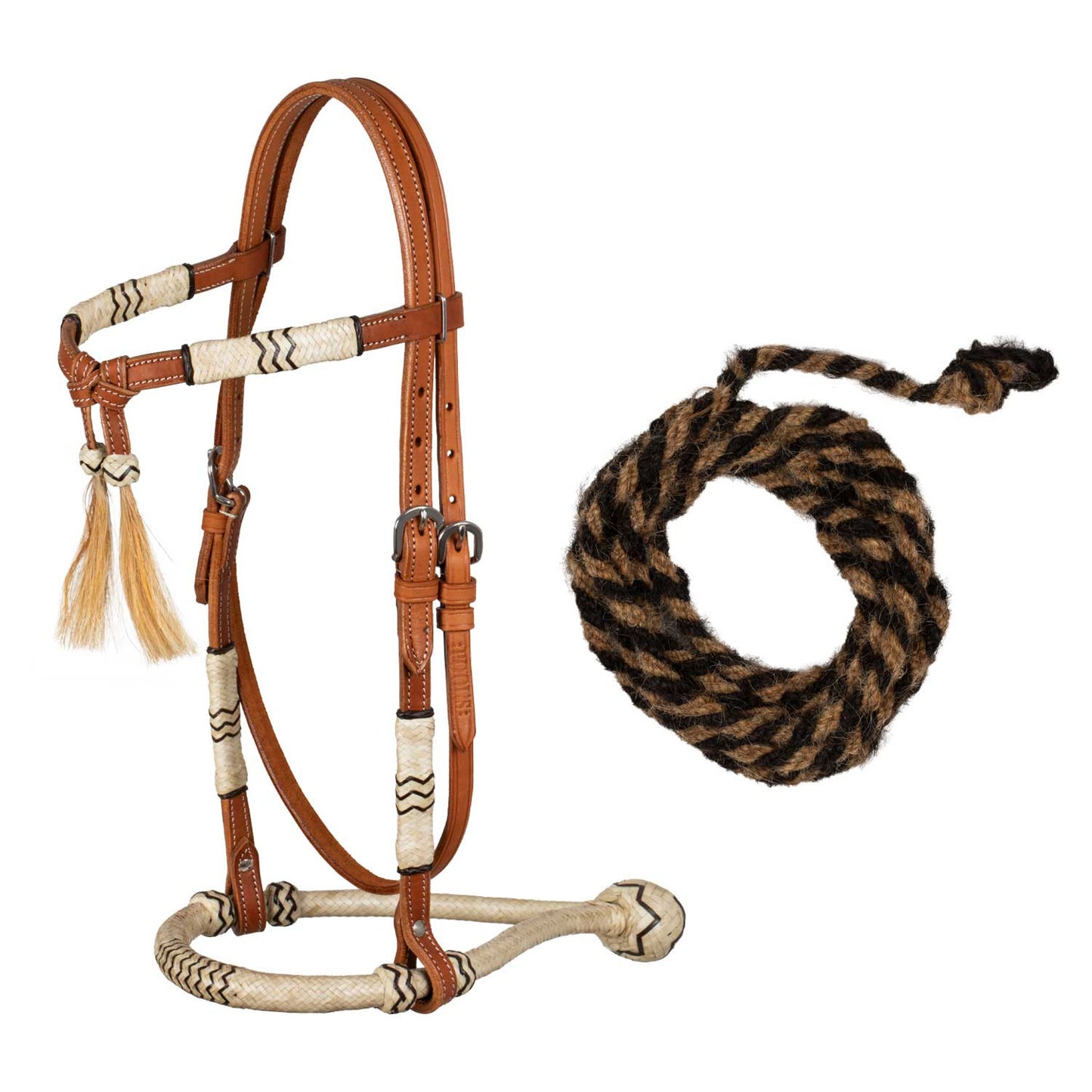 Bosal con riendas mecate de crin Pool's