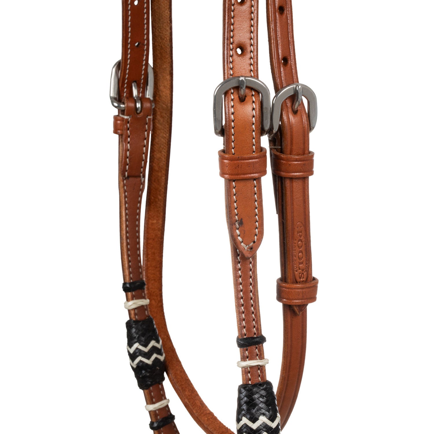 Set bosal bicolor con riendas de crin Pool's