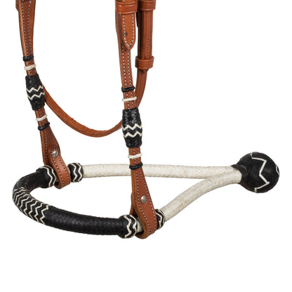 Set bosal bicolor con riendas de crin Pool's