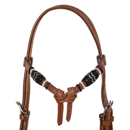 Set bosal bicolor con riendas de crin Pool's