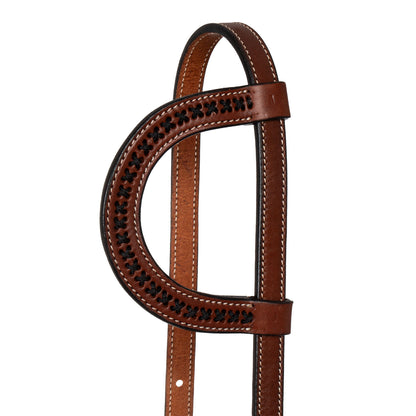 Cabezada western una oreja Pool's - Chestnut