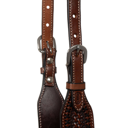 Cabezada western una oreja Pool's - Chestnut