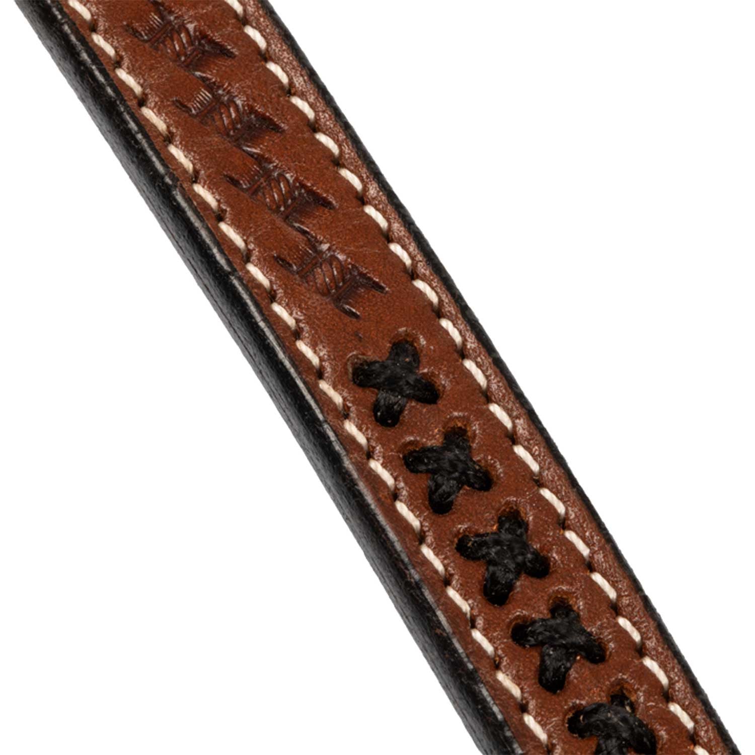 Riendas western con decoraciones Pool's - Chestnut