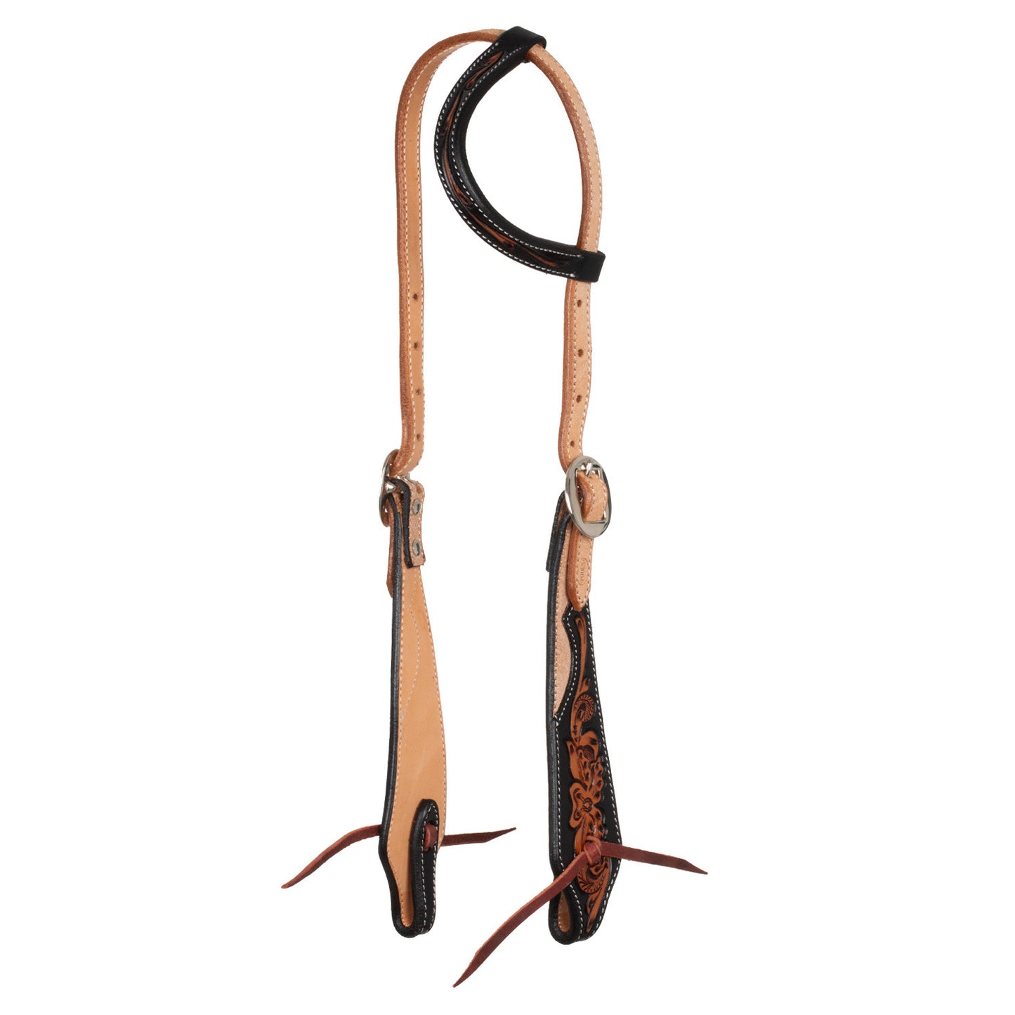 Cabeza western una oreja decoraciones dark floral Pool's