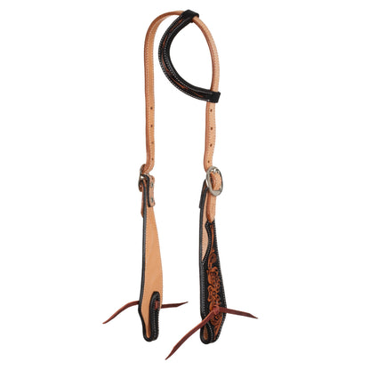 Cabeza western una oreja decoraciones dark floral Pool's