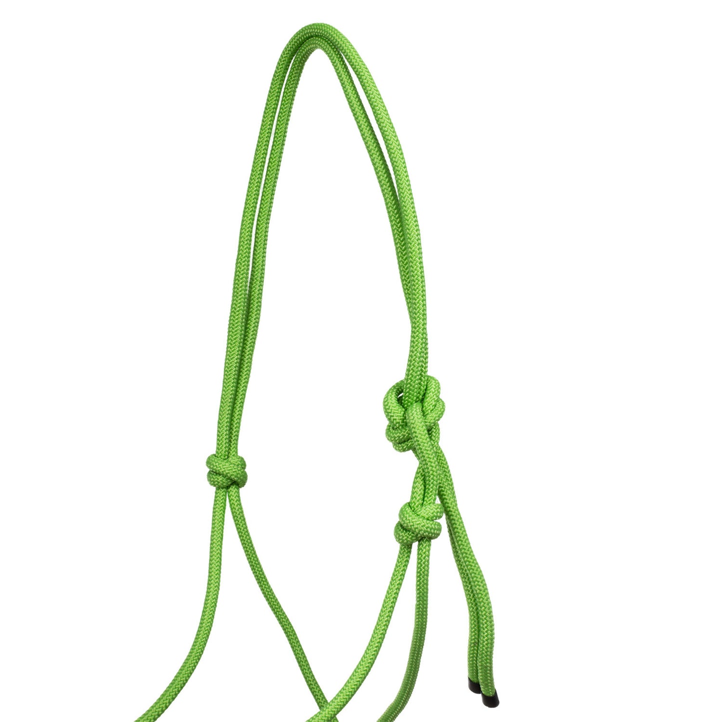 Cabezada cuerda anudada decoraciones Navajo con ramal Pool's - Lime