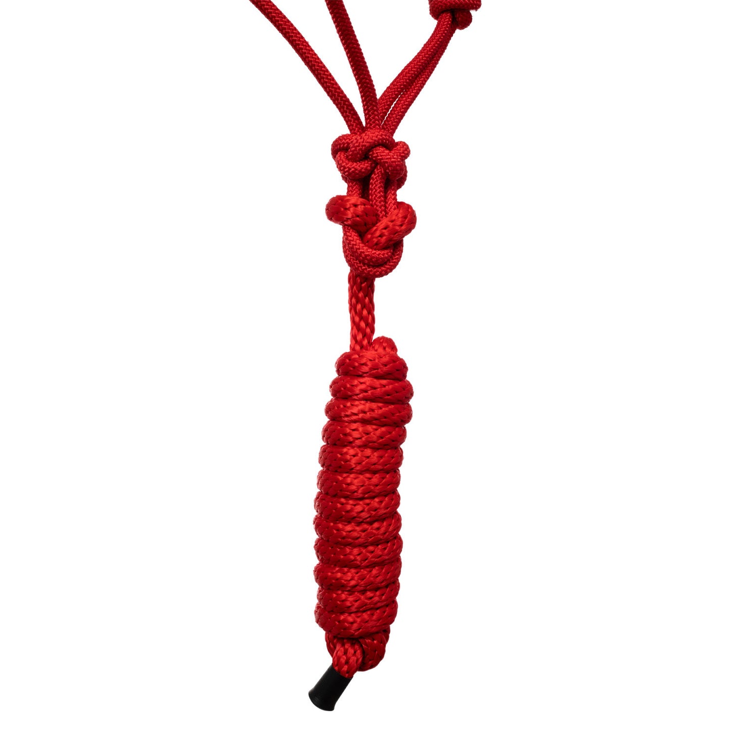 Cabezada cuerda anudada decoraciones Navajo con ramal Pool's - Rojo