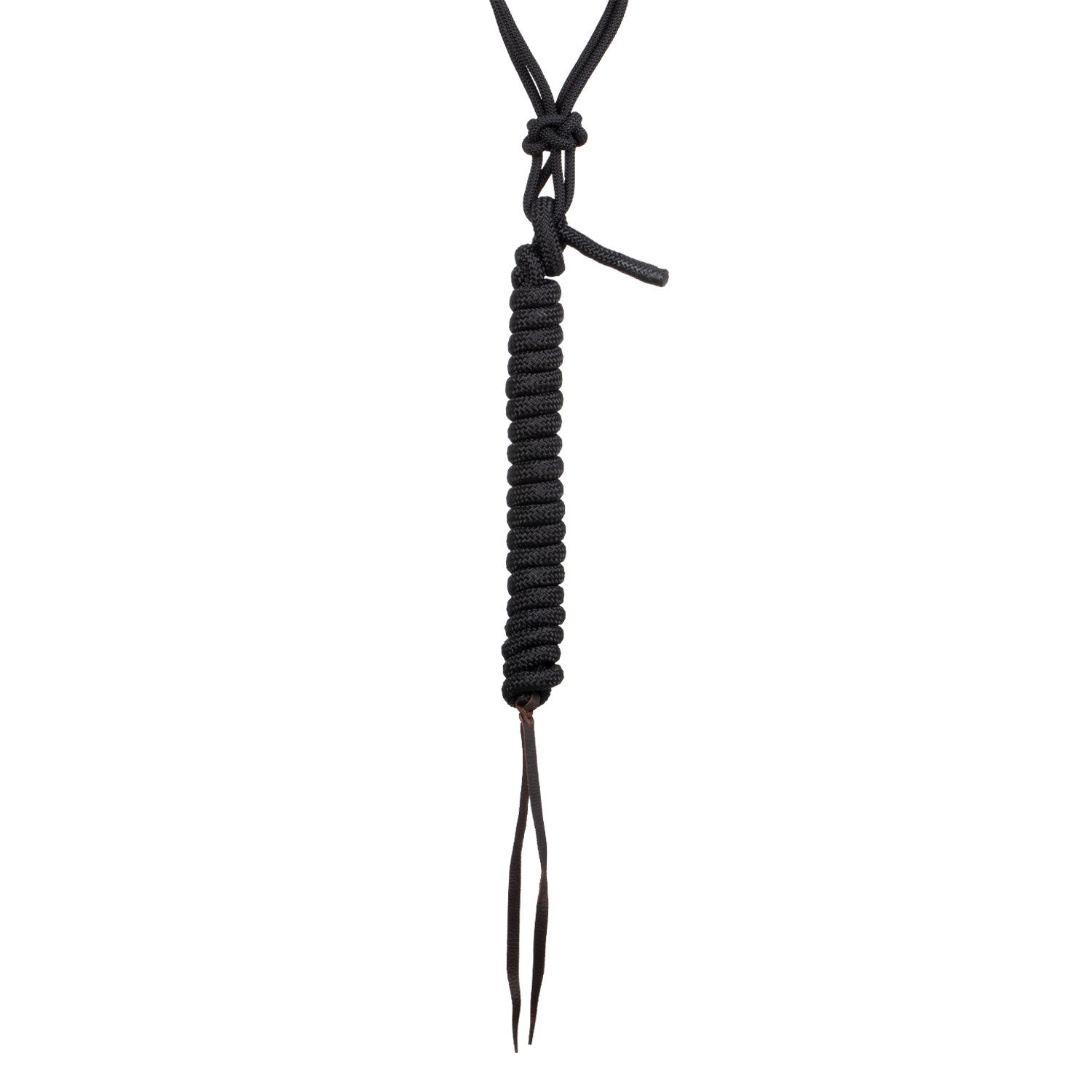 Cabezada de cuerda con decoraciones con ramal Pool's - Negro