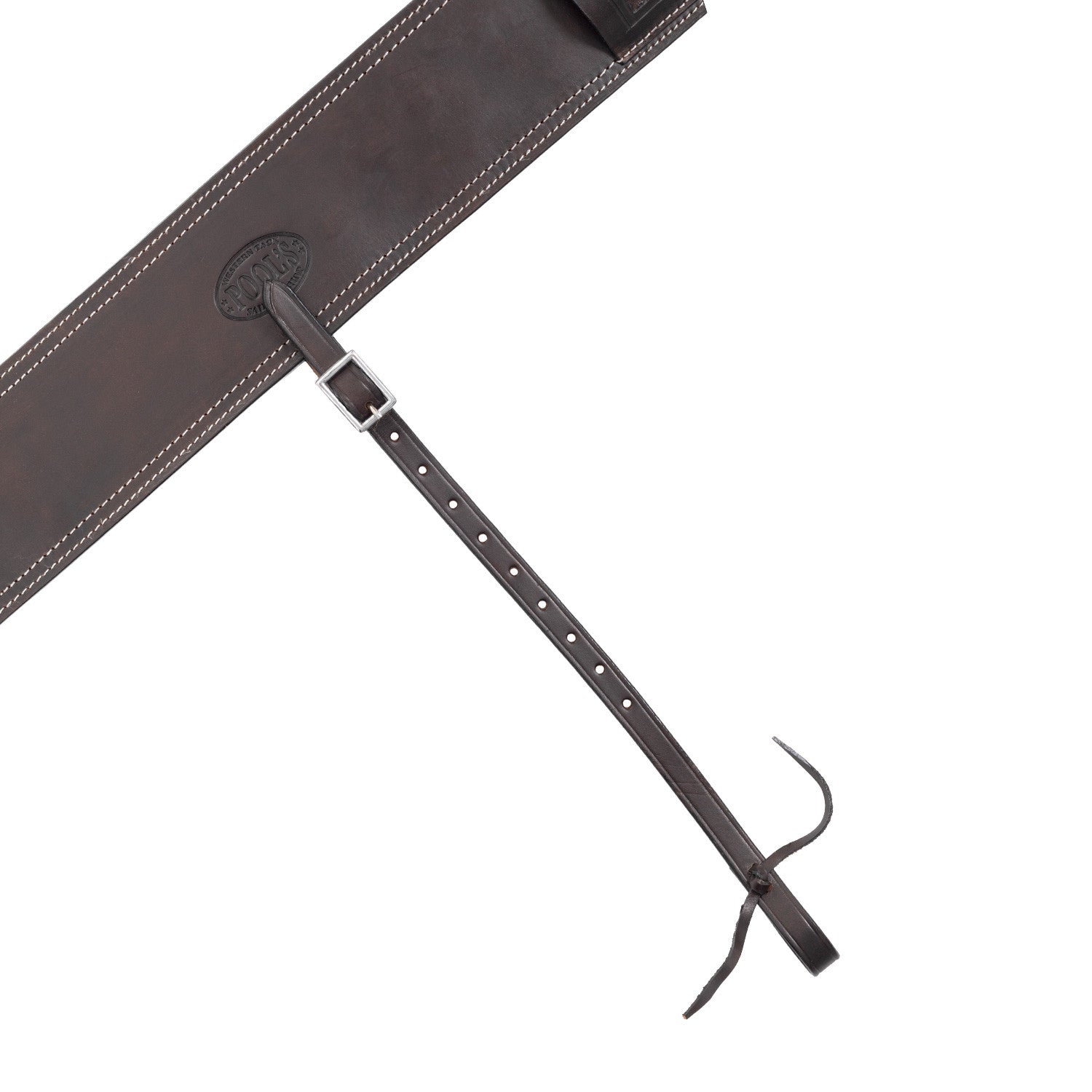 Silla Wade western dusty con cinchuelo trasero Pool's - Dark Brown/Natural