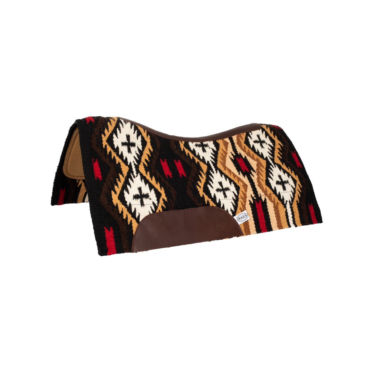 Mantilla New Zealand wool felt padding 34x36 Pool's - Brown/Beige