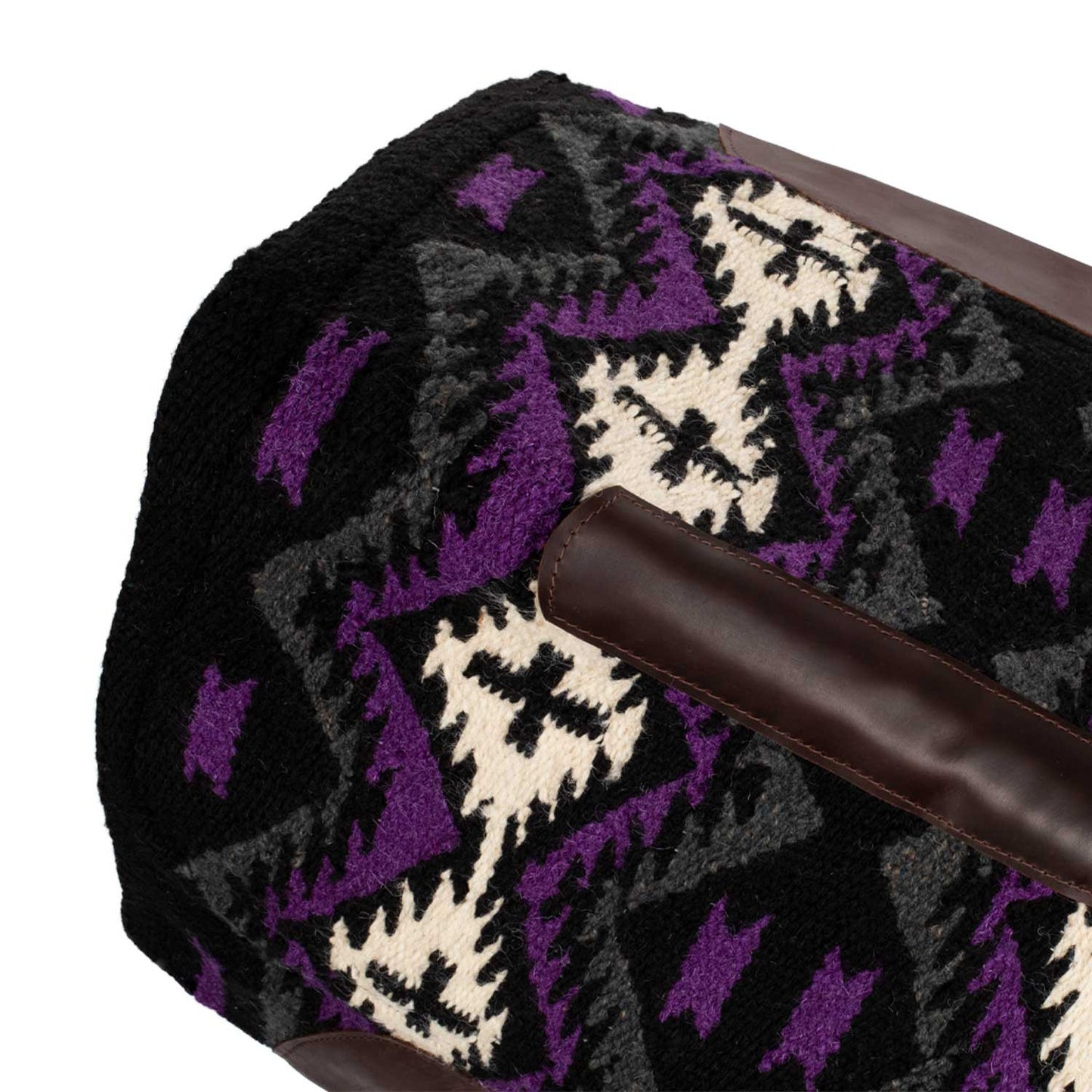 Mantilla New Zealand wool felt padding 34x36 Pool's - Violet/Black/Pink