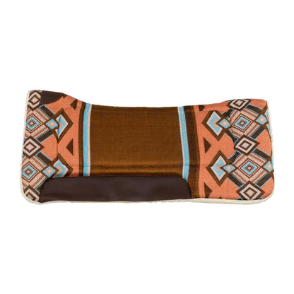 Silla western con relleno de lana sintética Pool's - Brown/Orange
