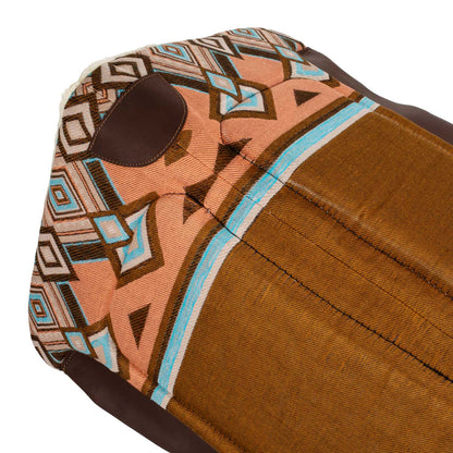 Silla western con relleno de lana sintética Pool's - Brown/Orange