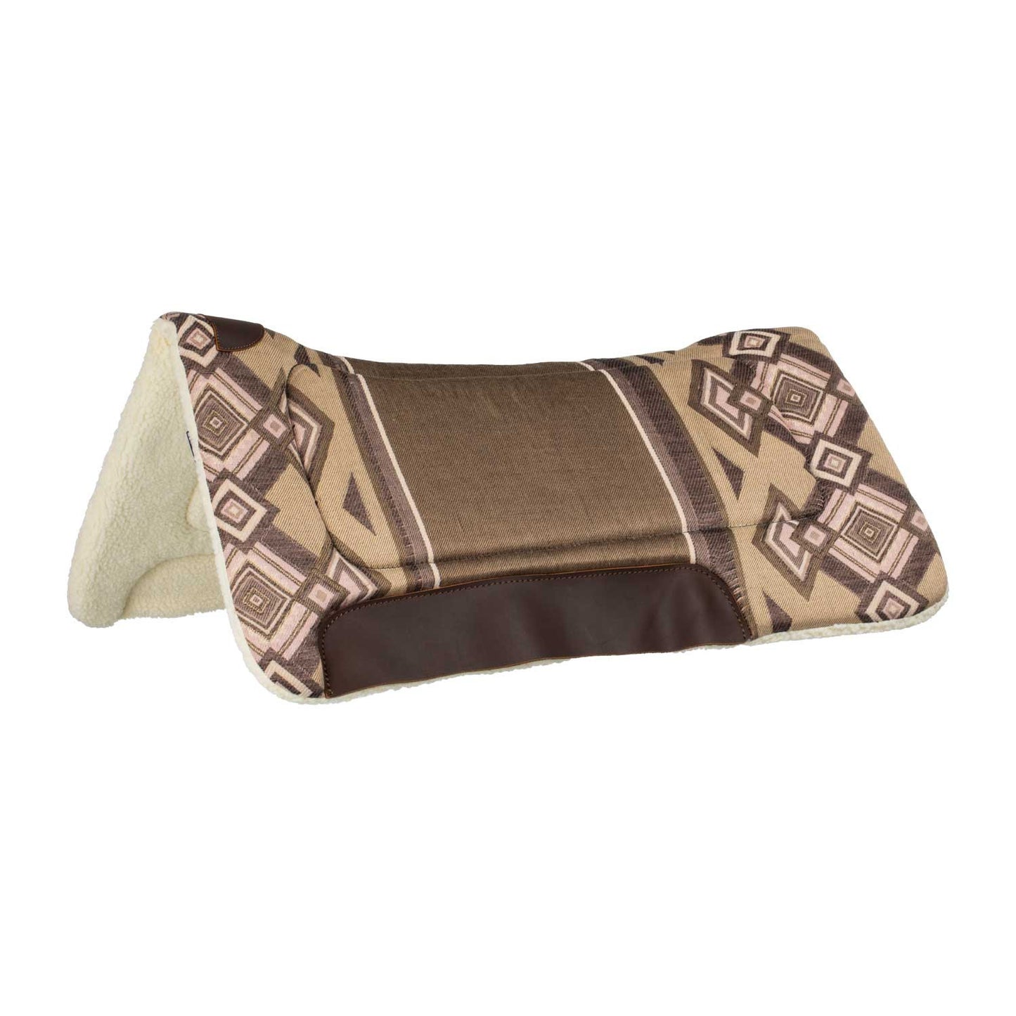 Silla western con relleno de lana sintética Pool's - Grey/Tan