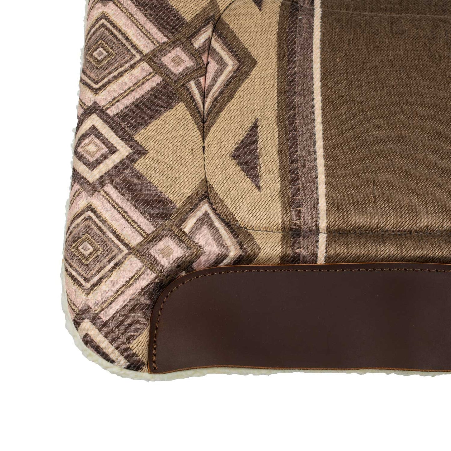 Silla western con relleno de lana sintética Pool's - Grey/Tan