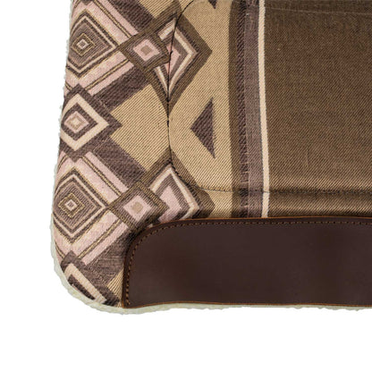 Silla western con relleno de lana sintética Pool's - Grey/Tan