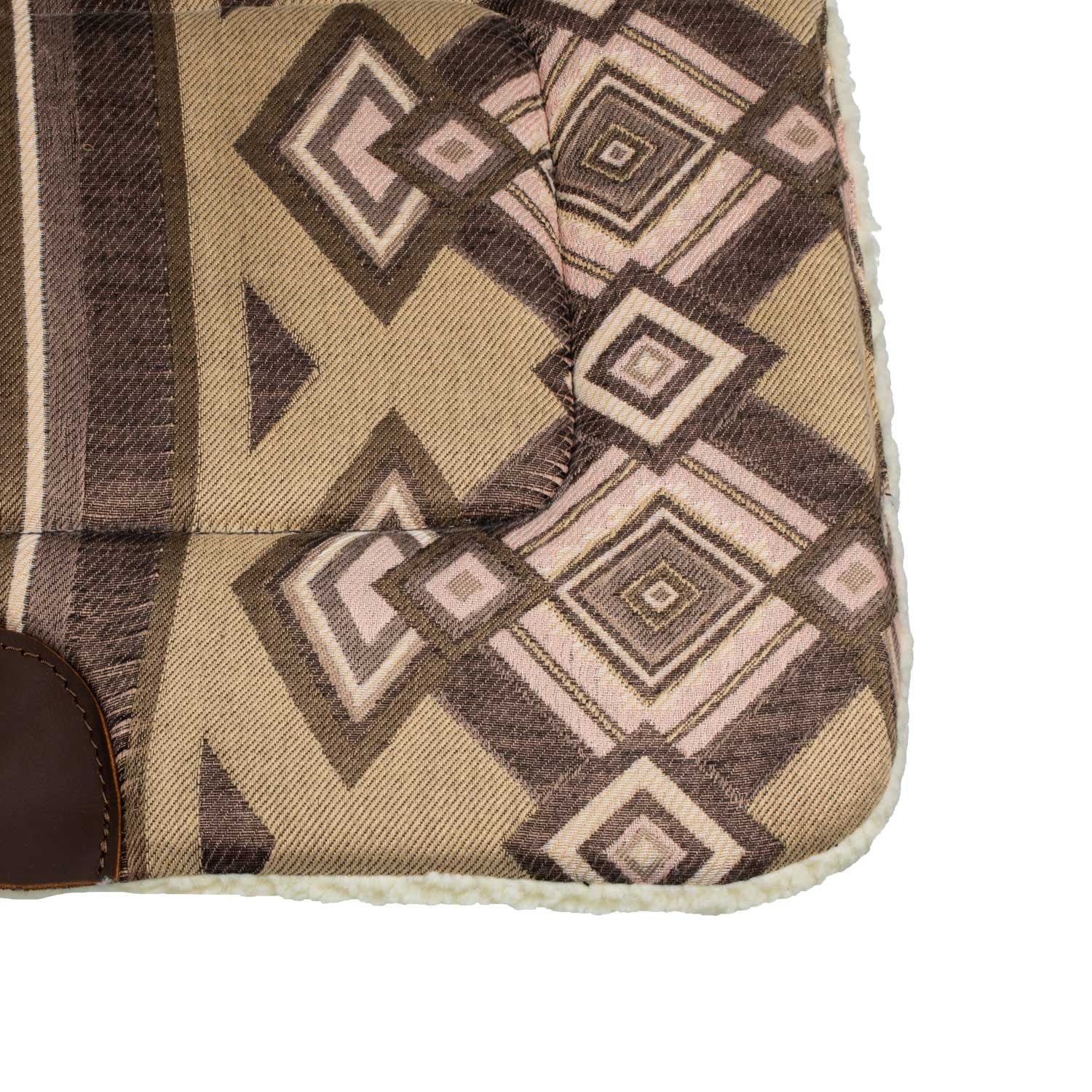 Silla western con relleno de lana sintética Pool's - Grey/Tan