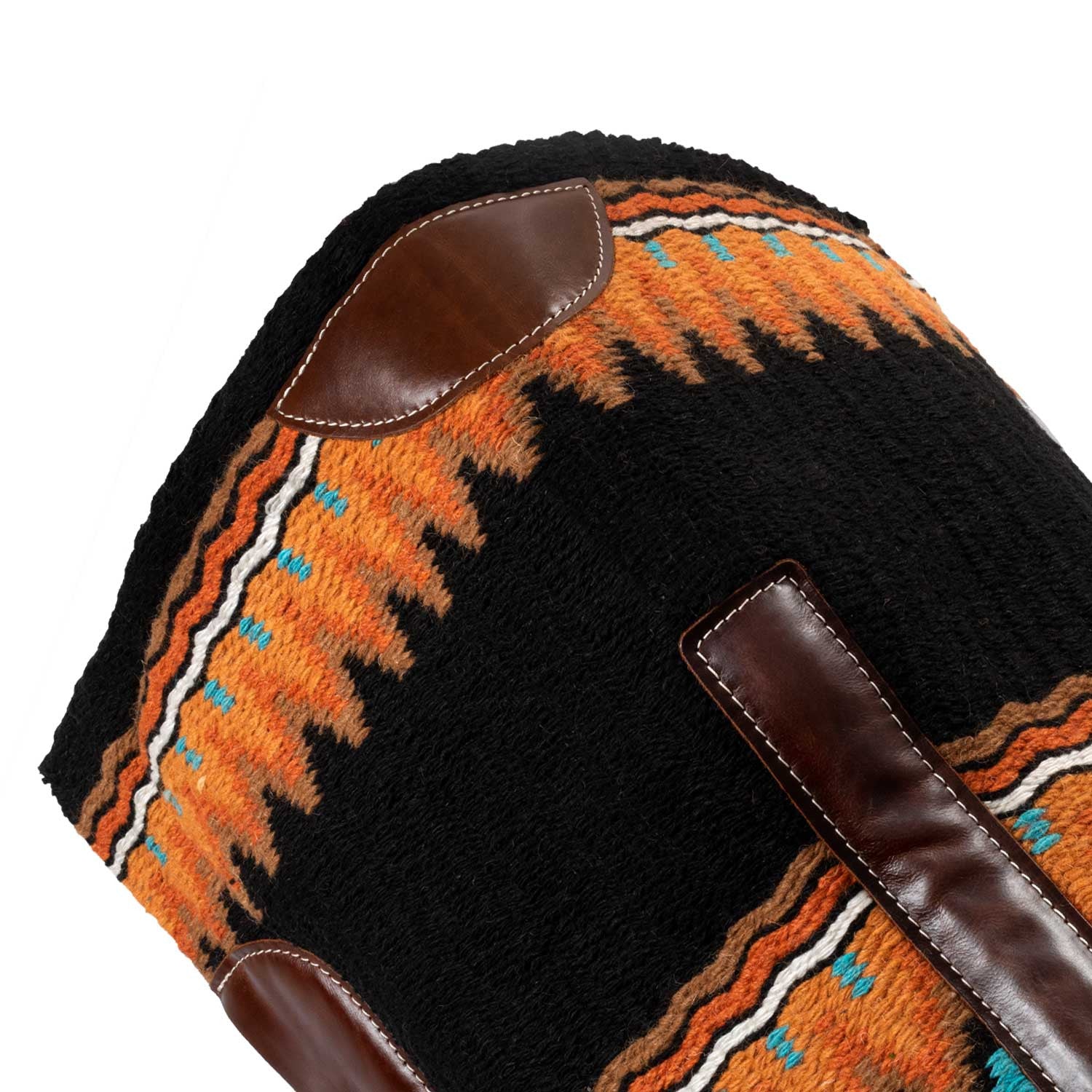 Sudadera de lana con base de fieltro Pool's - Black/Orange/White
