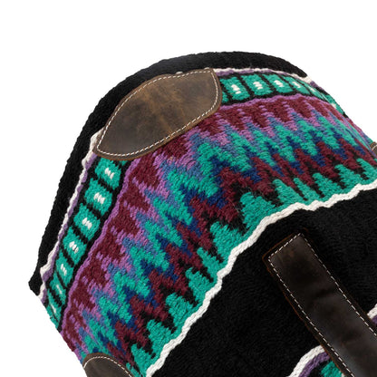 Sudadera de lana con base de fieltro Pool's - Black/Purple/Blue